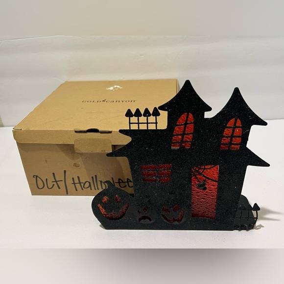 Gold Canyon Halloween Multi Tea Lights Haunted House - Picture 11 of 14